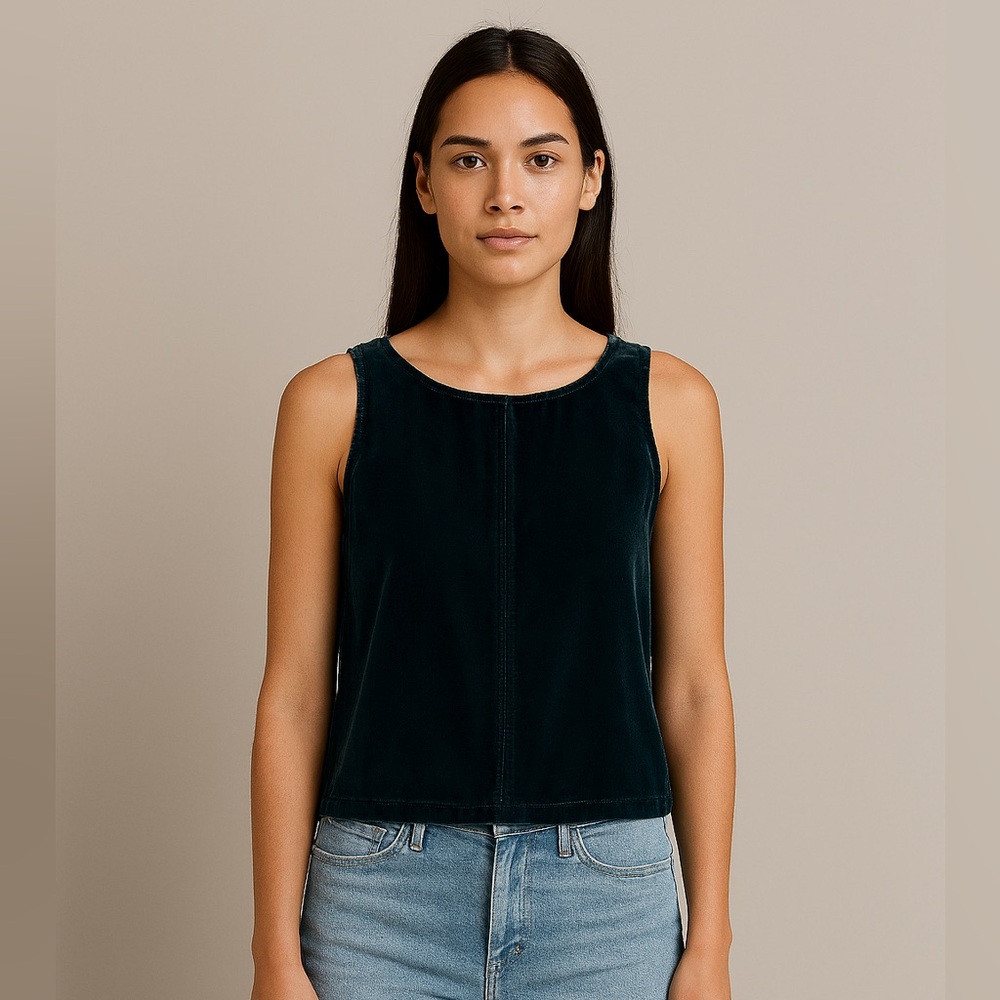 Leo & Sage velvet tank top